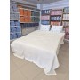ETEHOMETEX ÇİFT KİŞİLİK %100 PAMUK HAVUZLU PİKE TAKIMI KREM 8696474232101